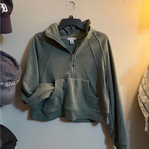 Glow Motion Green Zip-Up Hoodie